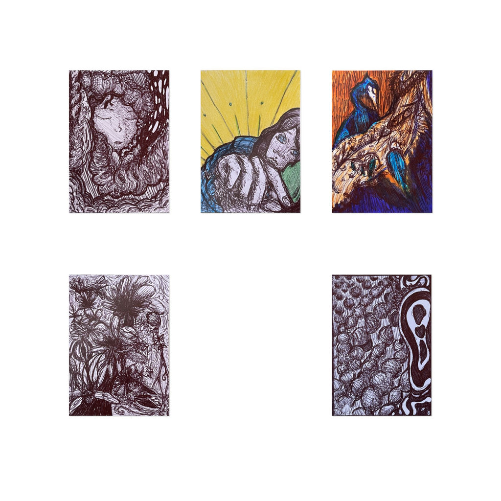 Art Sticker Pack — Set of Five (5)