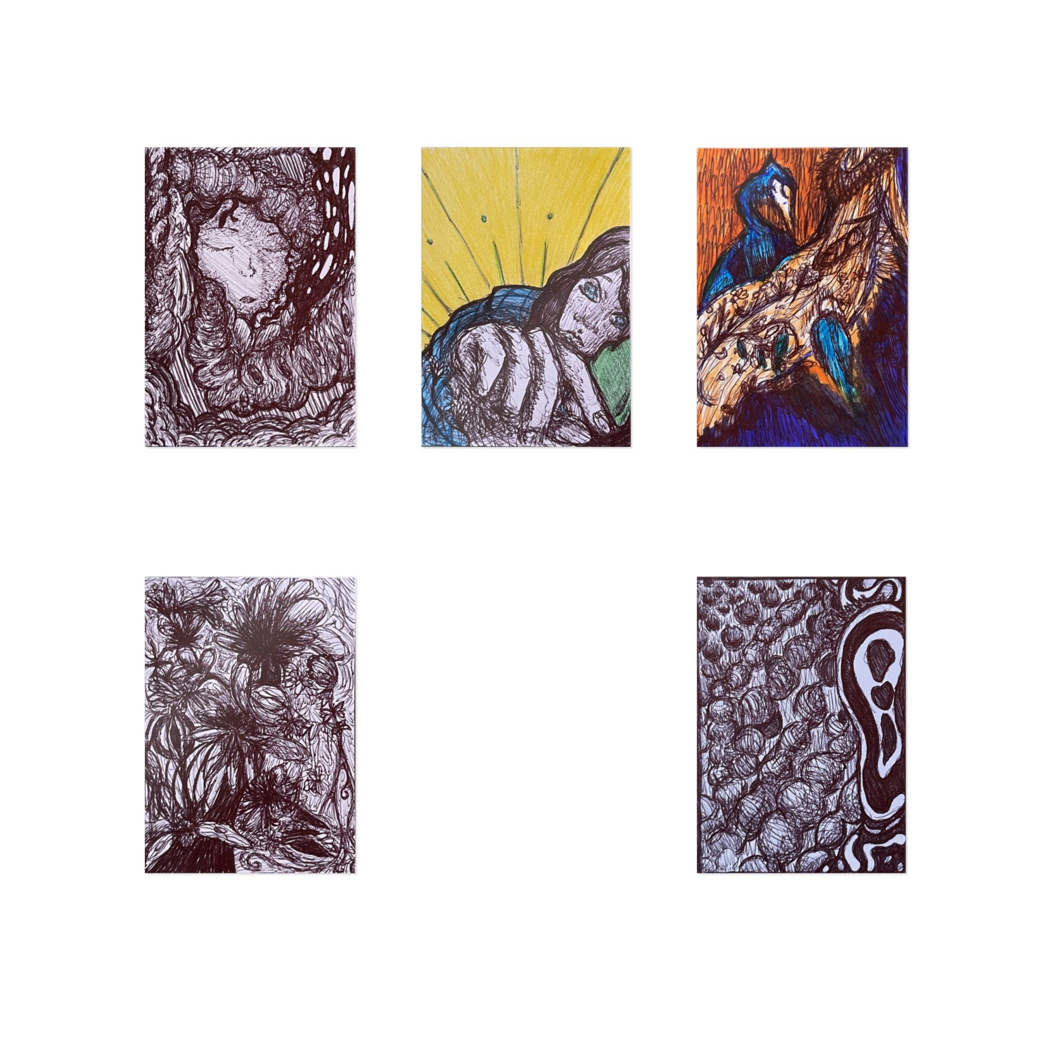 Art Sticker Pack — Set of Five (5)