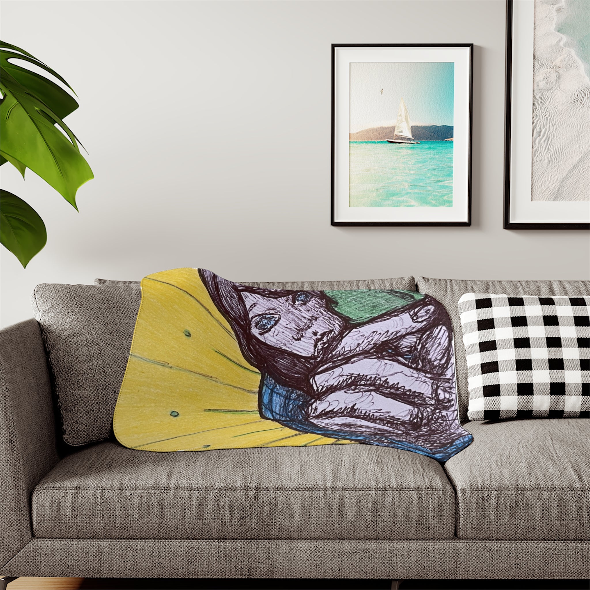 Ravenous Art Sherpa Blanket