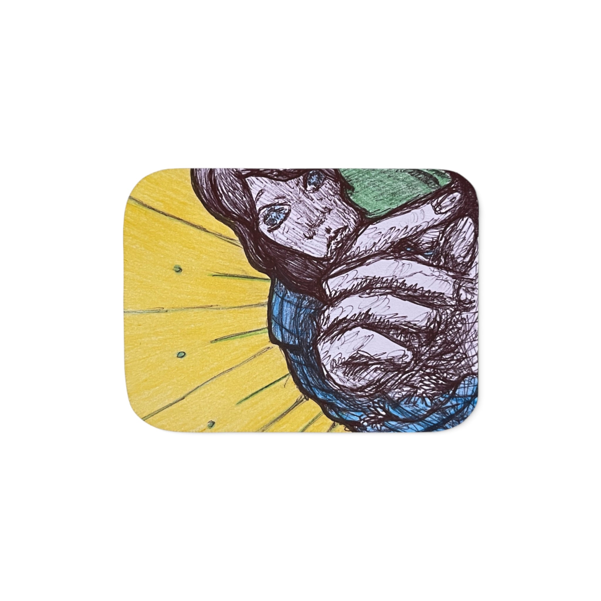 Ravenous Art Sherpa Blanket